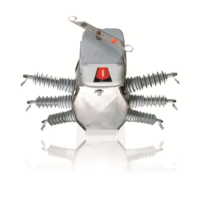 Cầu dao phụ tải ngoài trời LBS SF6 ABB 24kV, điều khiển đóng cắt bằng tay